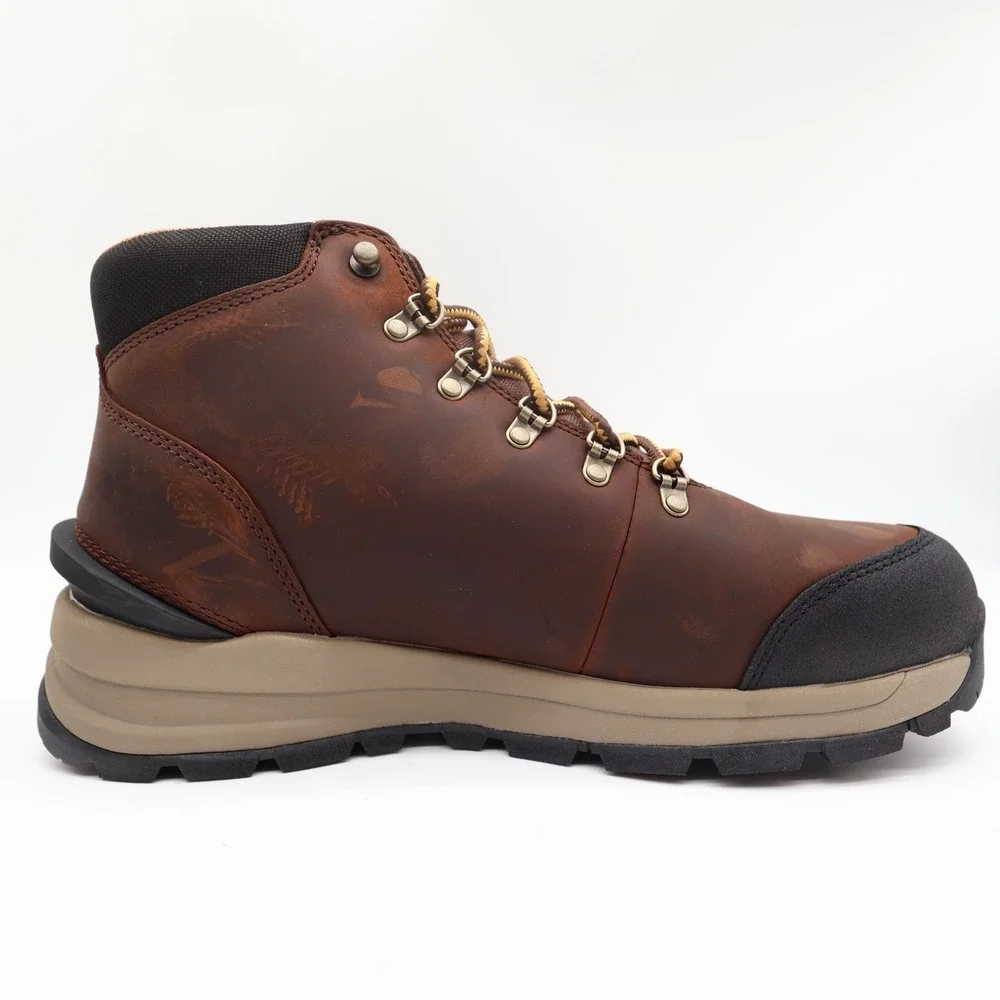Carhartt Gilmore Work Boots Mens 12 M Brown Leather Alloy Toe Waterproof NWT